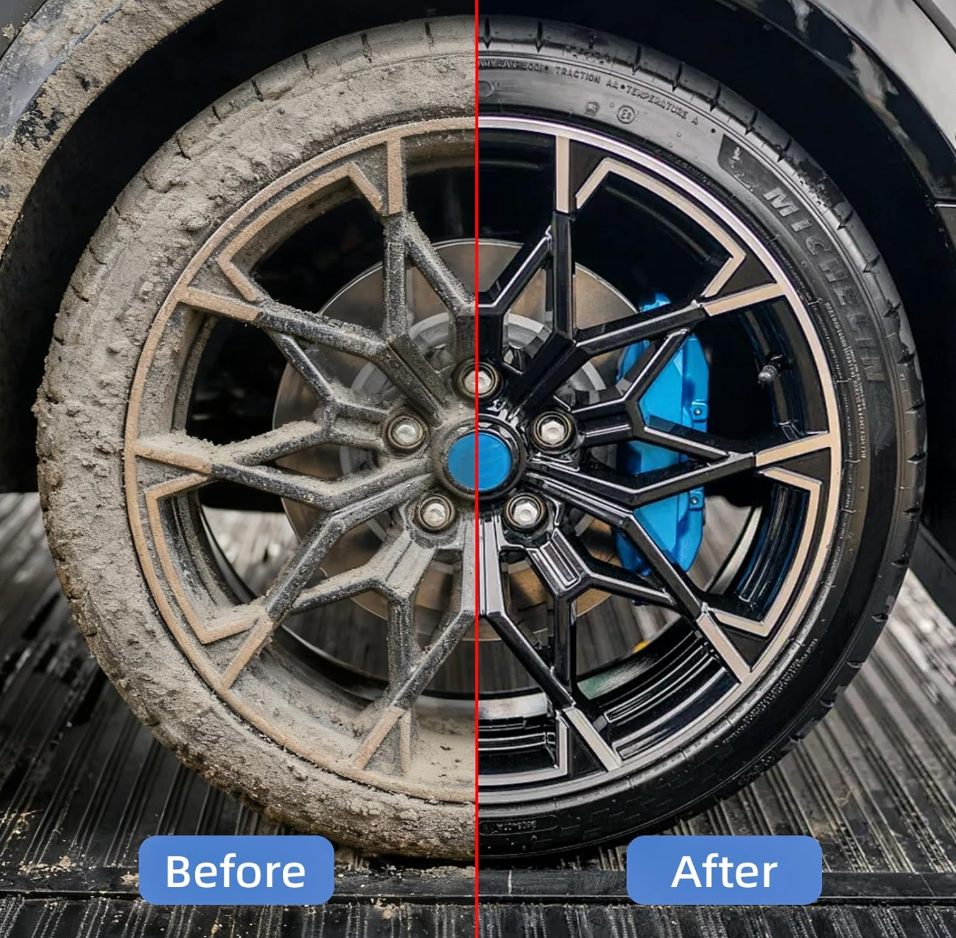 Tire Shine Applicator That Keeps Your Hands Clean