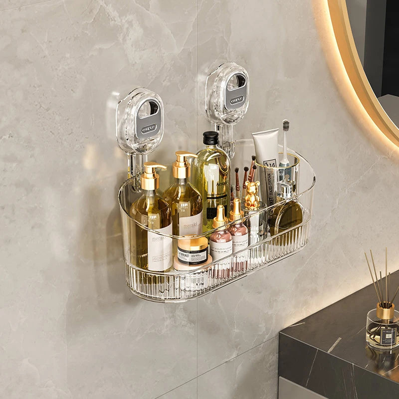 Drill-Free Bathroom Shelf That Actually Stays on the Wall